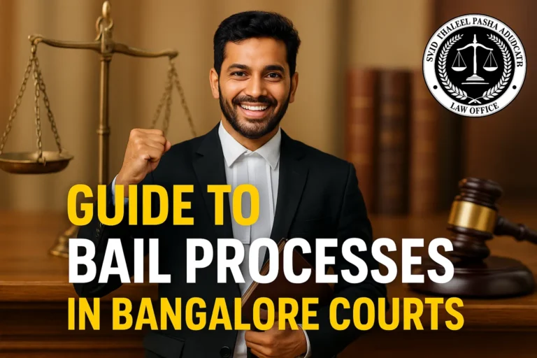 Guide to Bail Processes in Bangalore