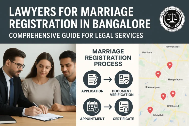Lawyers For Marriage Registration in Bangalore