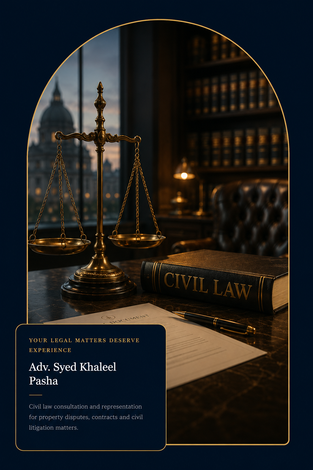 Adv. Syed Khaleel Pasha - Civil Lawyer in Bangalore